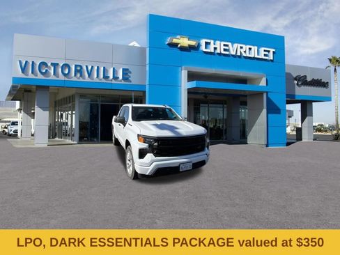 Used 2023 Chevrolet Silverado 1500 Custom w/ LPO, Dark Essentials Package RWD image 3