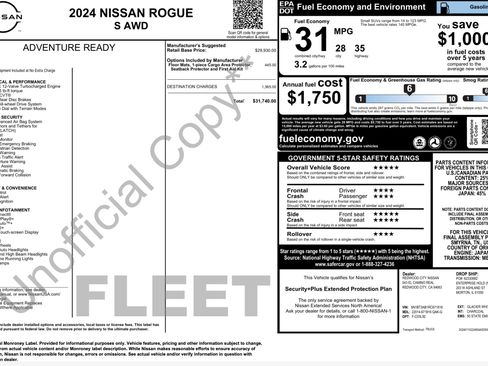 Used 2024 Nissan Rogue S image 5