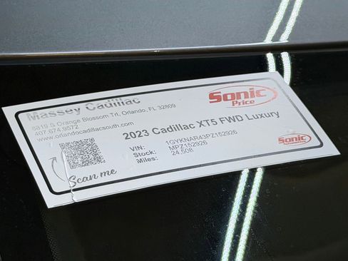 Certified 2023 Cadillac XT5 Luxury image 52