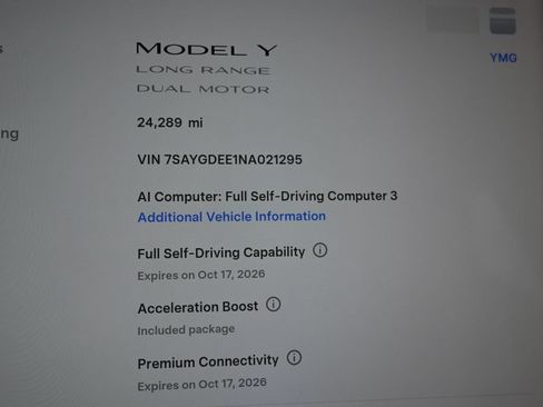 Used 2022 Tesla Model Y Long Range AWD/4WD image 23