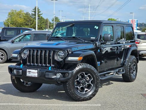 Used 2022 Jeep Wrangler Unlimited Rubicon 4xe w/ Steel Bumper Group AWD/4WD image 1