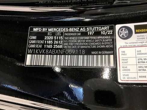 Certified 2022 Mercedes-Benz SL 55 AMG SL 55 AMGﾮ image 25