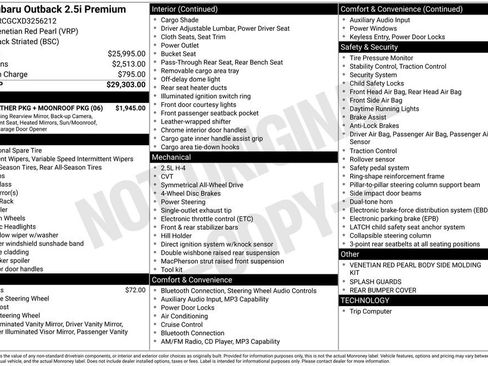 Used 2013 Subaru Outback 2.5i Premium image 19
