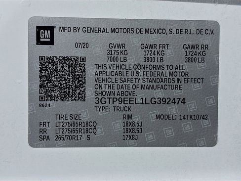 Used 2020 GMC Sierra 1500 AT4 w/ AT4 Premium Package image 37