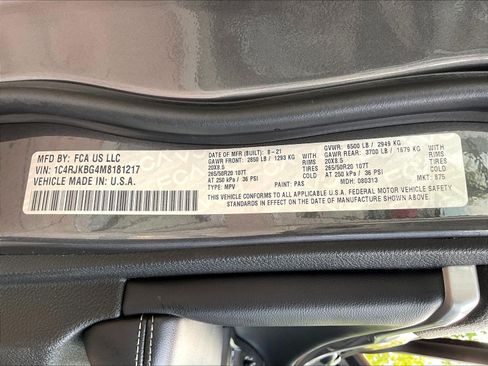 Used 2021 Jeep Grand Cherokee L Limited AWD/4WD image 18
