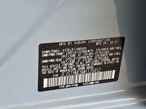 Used 2021 Subaru Crosstrek 2.5i Limited w/ Moonroof Package 1 AWD/4WD image 42