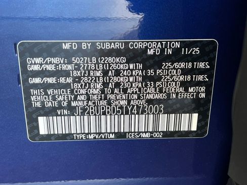 New 2026 Subaru Outback Premium AWD/4WD image 32