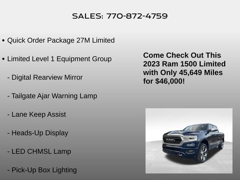 Used 2023 RAM 1500 Limited image 5