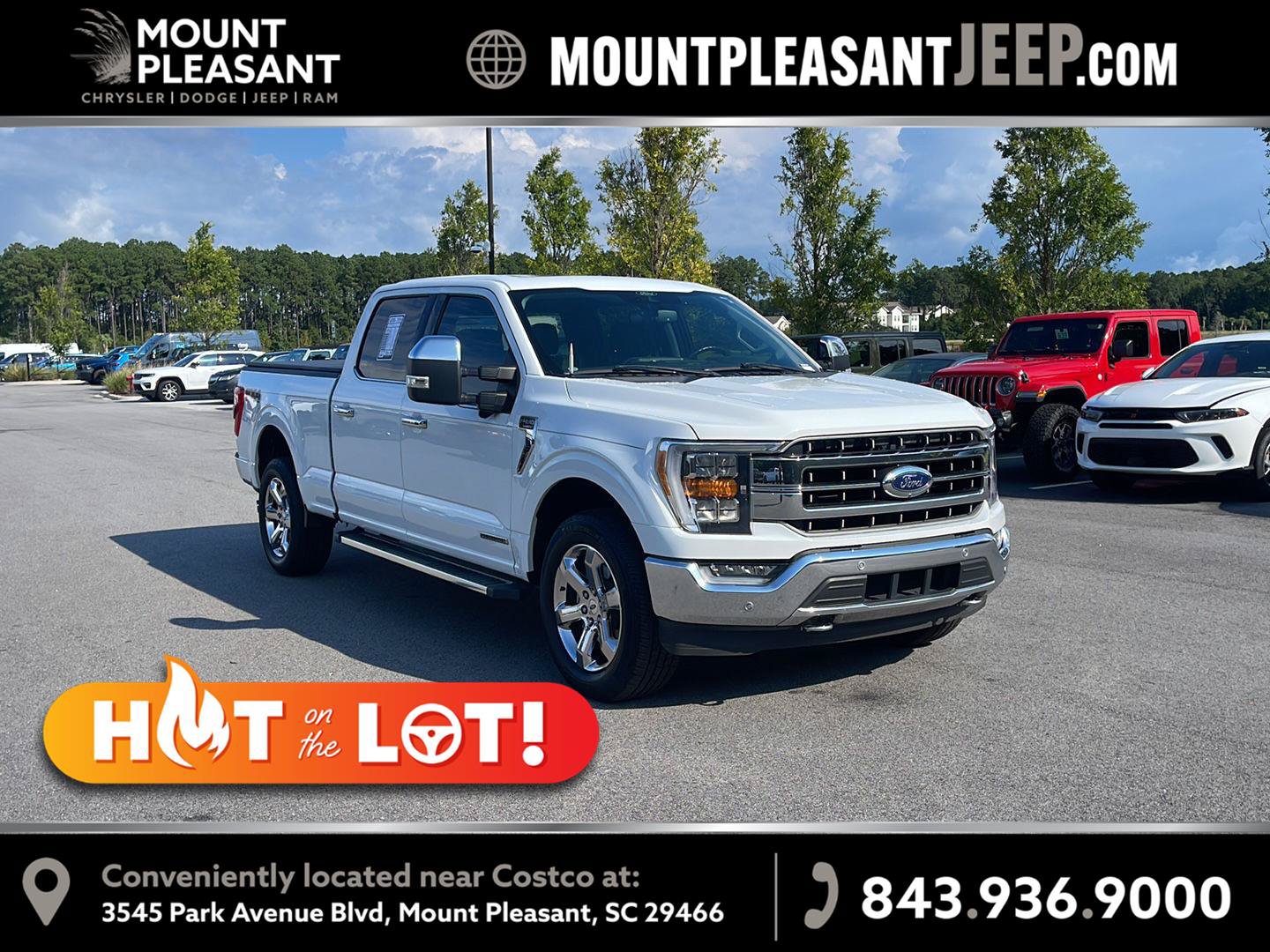 Used 2022 Ford F150 Lariat w/ Max Trailer Tow Package AWD/4WD image 1