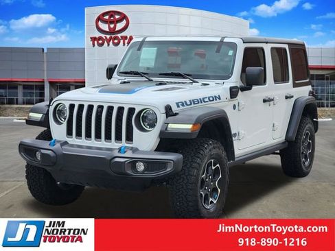 Used 2023 Jeep Wrangler Unlimited Rubicon 4xe w/ Cold Weather Group AWD/4WD image 3