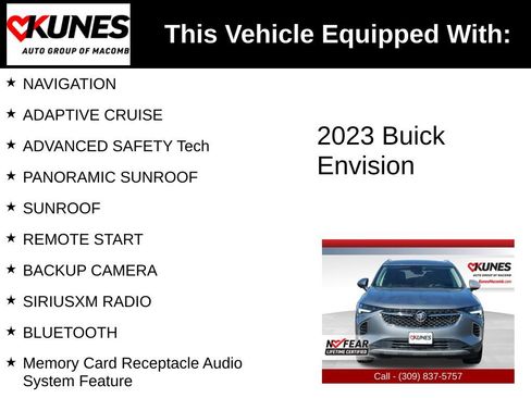 Used 2023 Buick Envision Avenir AWD/4WD image 3