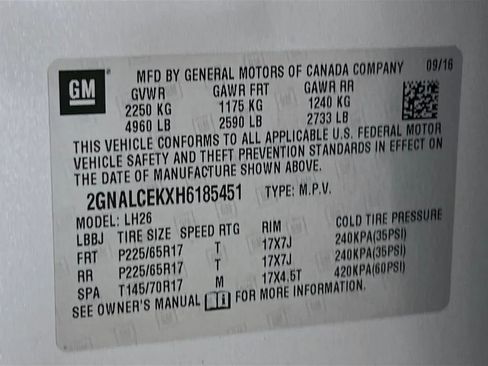 Used 2017 Chevrolet Equinox LT w/ Convenience Package image 31