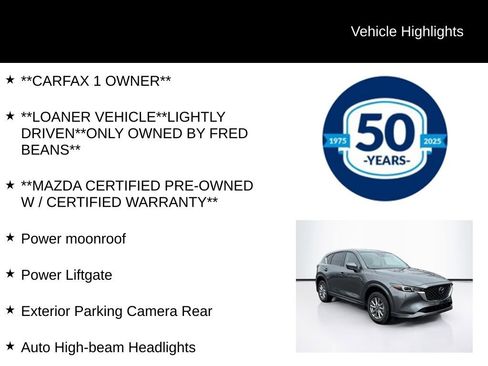 Used 2025 MAZDA CX-5 AWD 2.5 S w/ Preferred Package image 5