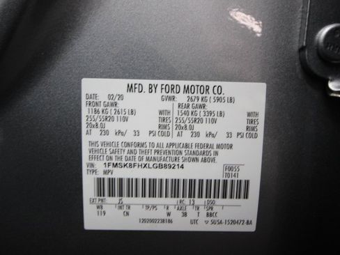 Used 2020 Ford Explorer Limited image 31