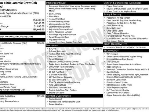 Used 2022 RAM 1500 Laramie AWD/4WD image 29