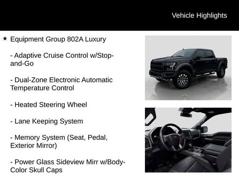 Used 2020 Ford F150 Raptor w/ Equipment Group 802A Luxury image 16