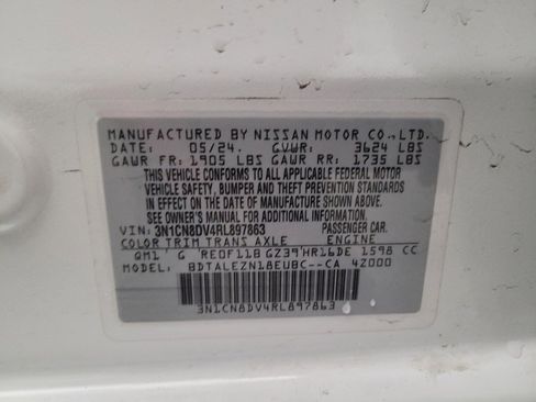 Used 2024 Nissan Versa S w/ S Plus Package FWD image 33