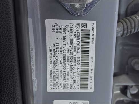 Certified 2023 Honda Civic Sport image 29