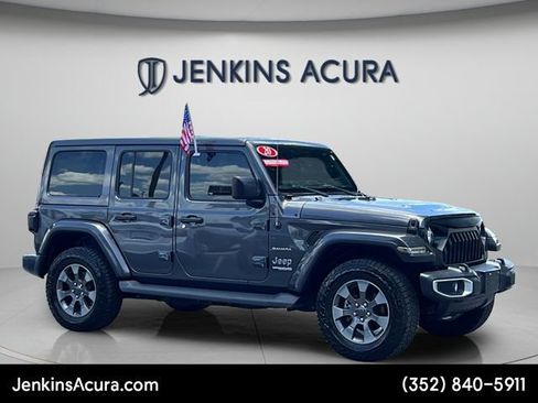 Used 2020 Jeep Wrangler Unlimited Sahara AWD/4WD image 1