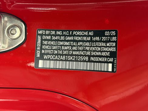 New 2025 Porsche 718 Boxster RWD image 19