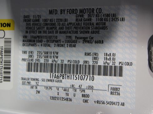 New 2026 Ford Mustang Coupe image 36