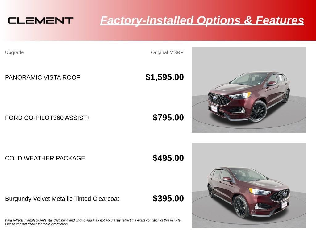 Used 2020 Ford Edge ST-Line w/ Cold Weather Package AWD/4WD image 16