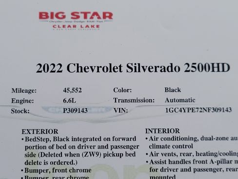 Used 2022 Chevrolet Silverado 2500 LTZ w/ LTZ Convenience Package image 31