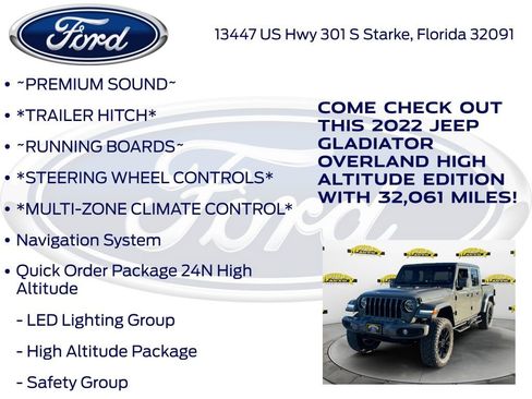Used 2022 Jeep Gladiator Overland image 15