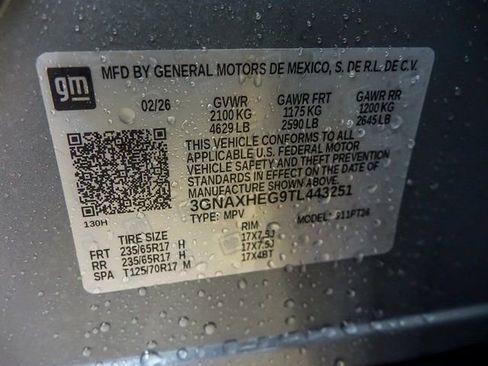 New 2026 Chevrolet Equinox LT w/ LPO, Floor Liner Package image 20