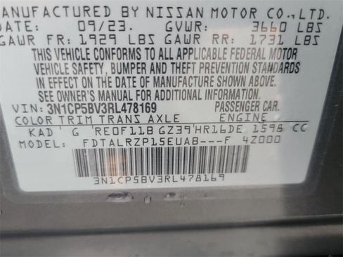 Certified 2024 Nissan Kicks S image 30