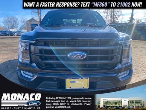 Certified 2022 Ford F150 Lariat w/ Equipment Group 502A High image 3