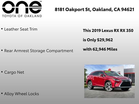 Used 2019 Lexus RX 350 FWD image 28