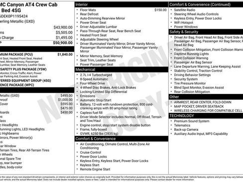 Certified 2023 GMC Canyon AT4 w/ AT4 Premium Package AWD/4WD image 34