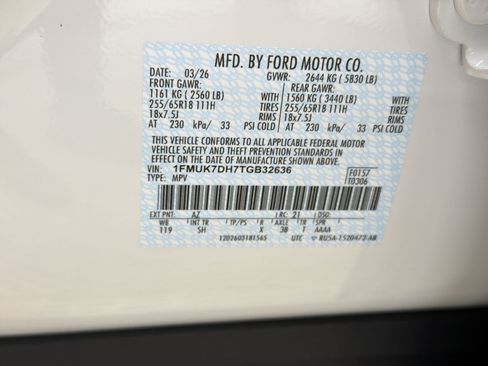 New 2026 Ford Explorer Active w/ Active Comfort Package RWD image 17
