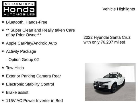 Used 2022 Hyundai Santa Cruz SEL w/ Activity Package AWD/4WD image 7