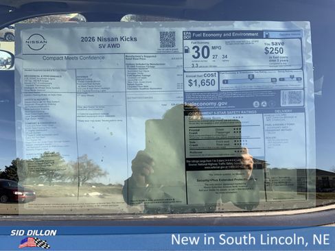 New 2026 Nissan Kicks SV w/ SV Premium Package image 13