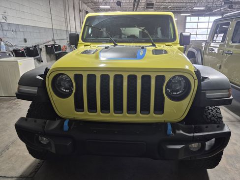 Used 2023 Jeep Wrangler Unlimited Rubicon 4xe w/ Steel Bumper Group image 2