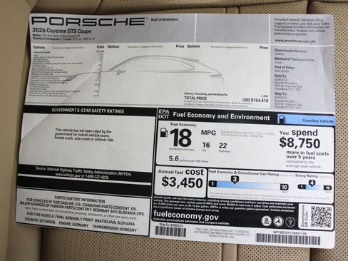 New 2026 Porsche Cayenne GTS image 25