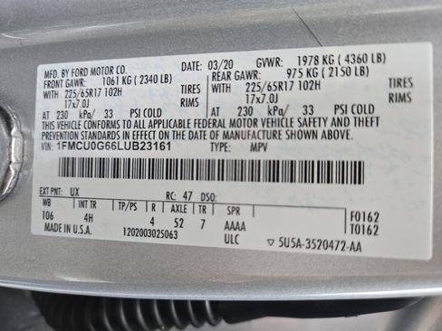 Used 2020 Ford Escape SE image 27