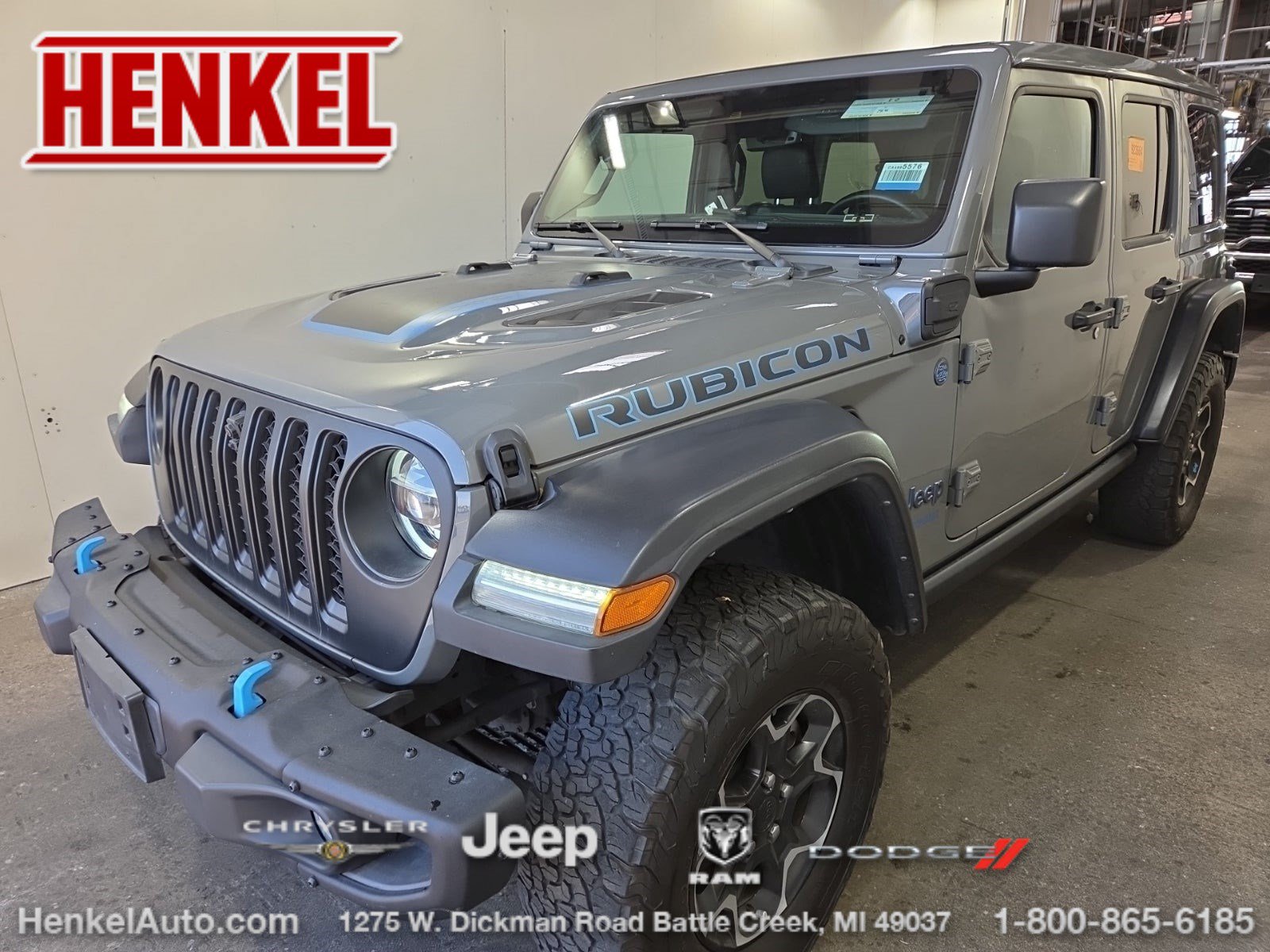 Used 2022 Jeep Wrangler Unlimited Rubicon 4xe w/ Steel Bumper Group AWD/4WD image 1