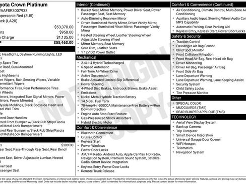 Certified 2024 Toyota Crown Platinum AWD/4WD image 25