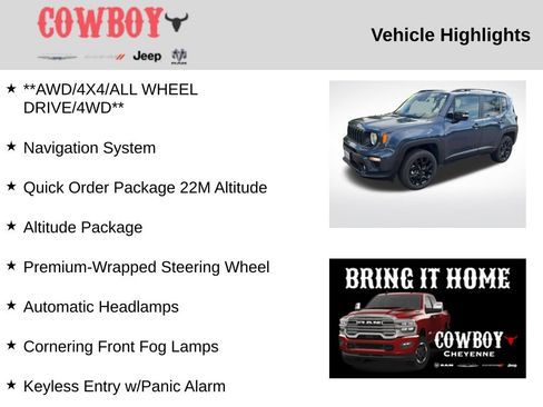 Used 2023 Jeep Renegade Altitude AWD/4WD image 5