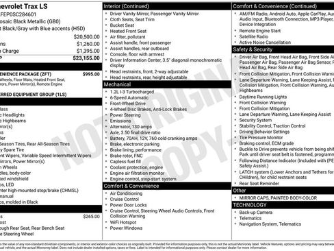 Used 2025 Chevrolet Trax LS w/ LS Convenience Package image 29