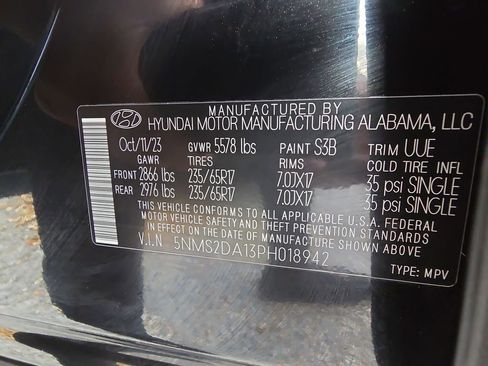 Used 2023 Hyundai Santa Fe Blue image 34