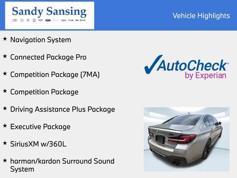 Used 2021 BMW M5 w/ Competition Package AWD/4WD image 7