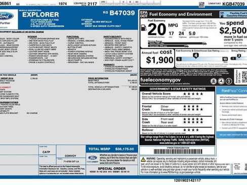 Used 2019 Ford Explorer XLT w/ Equipment Group 201A FWD image 7