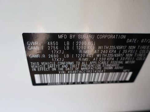 Certified 2024 Subaru Outback Premium AWD/4WD image 43