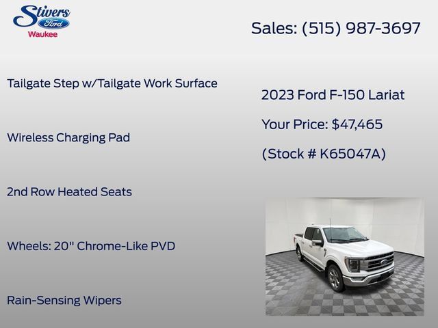 Used 2023 Ford F150 Lariat w/ Equipment Group 502A High AWD/4WD image 28