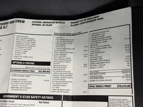 Used 2019 GMC Sierra 2500 SLT w/ Duramax Plus Package image 13