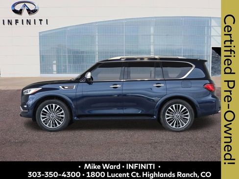 Certified 2021 INFINITI QX80 Sensory w/ All-Season Package image 2